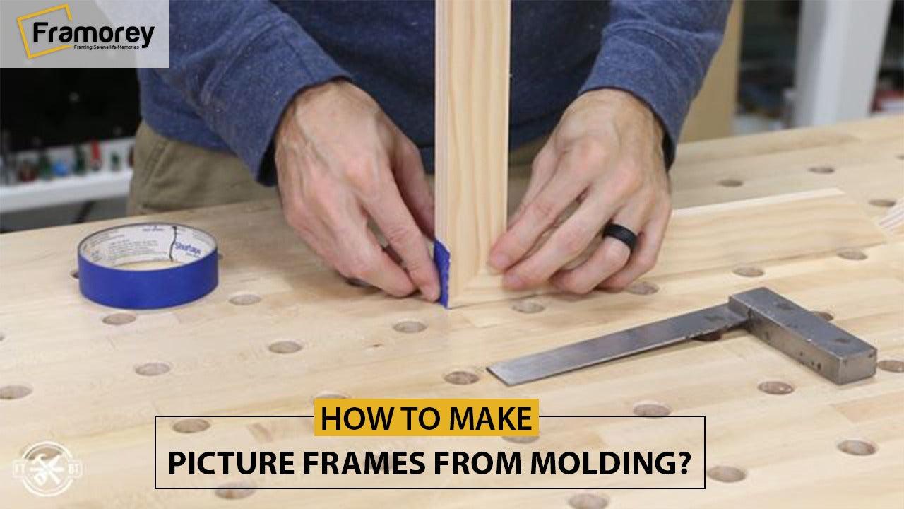 how to make a picture frame from molding.
