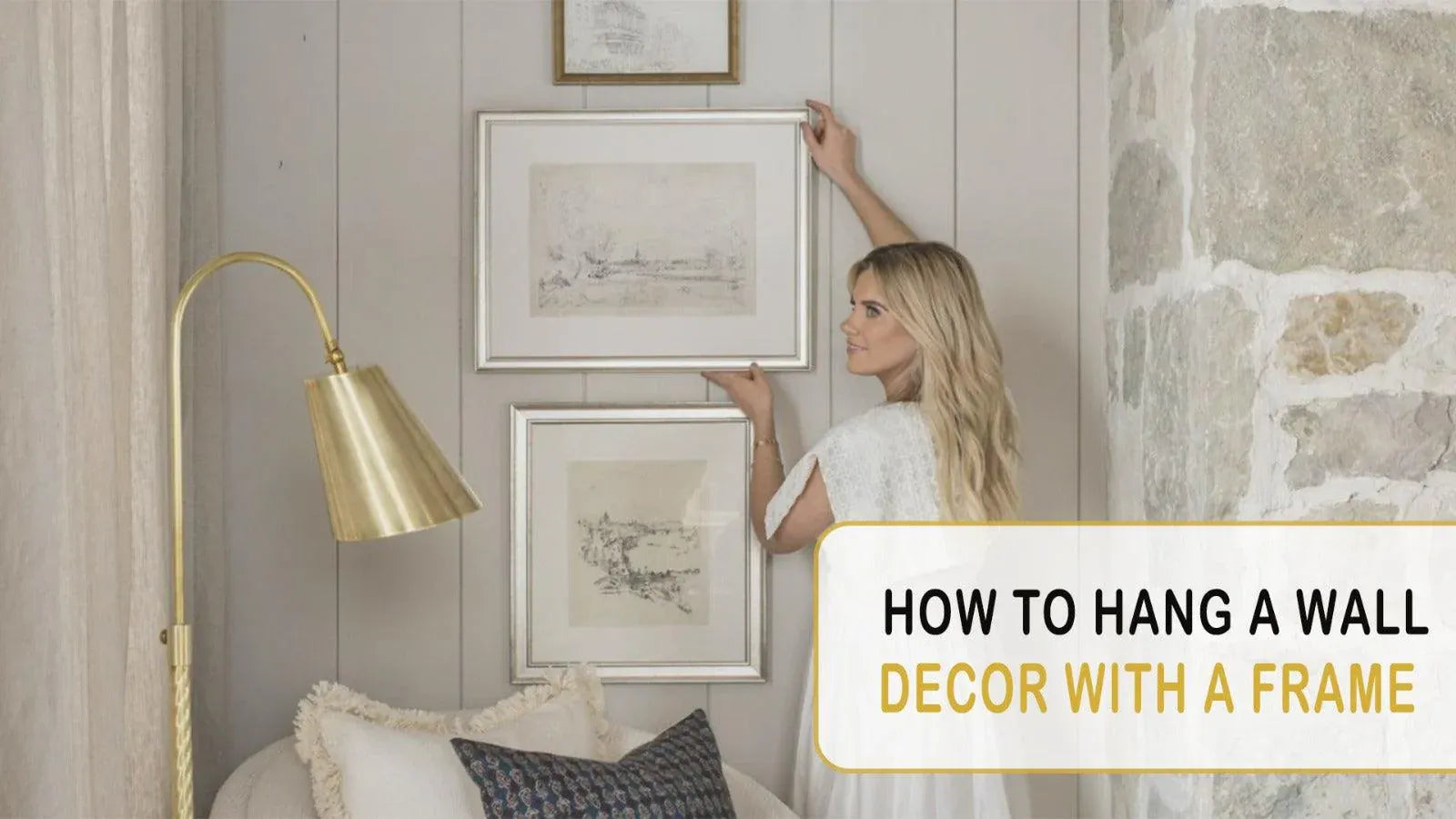 How to Hang a Wall Decor With a Frame.