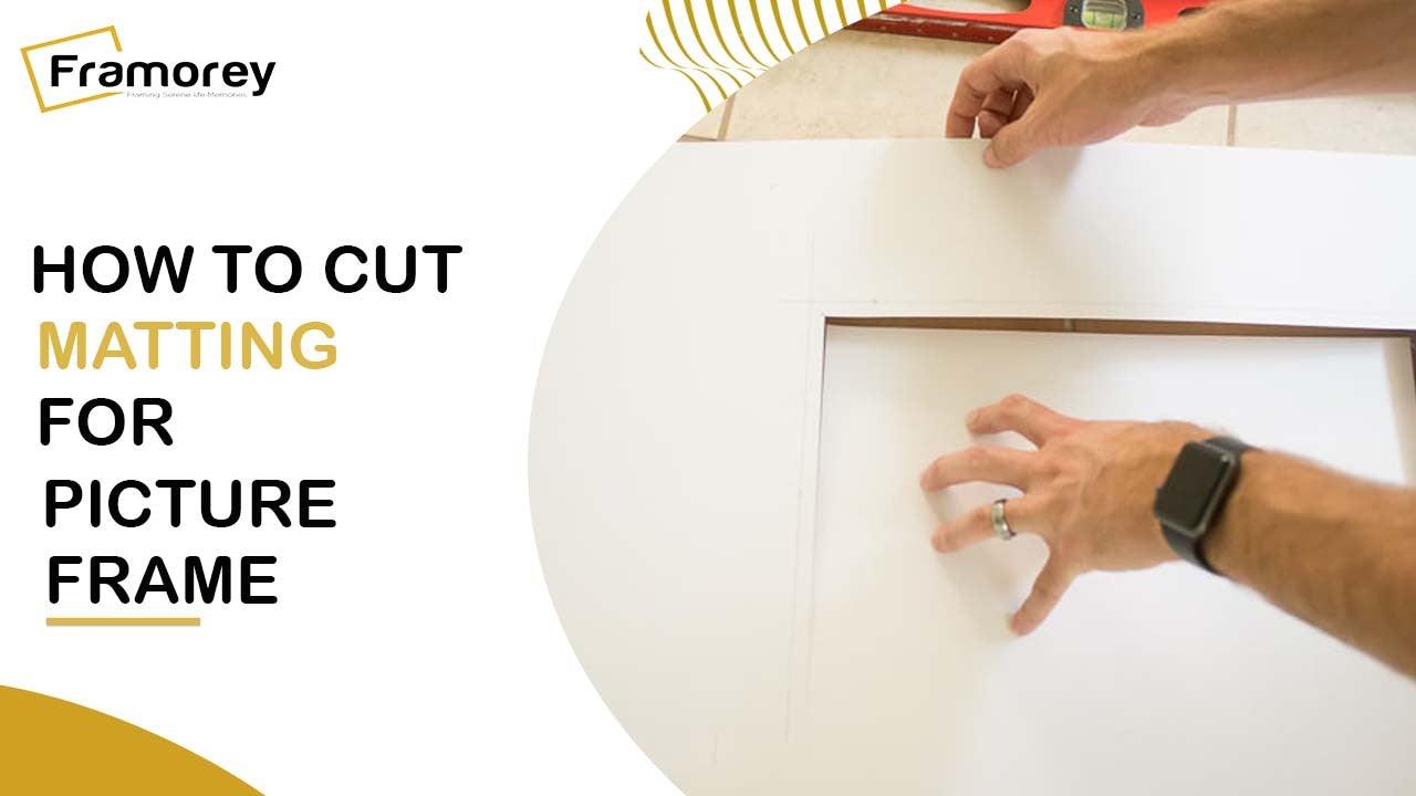 How to cutt Matting for Picture Frame?